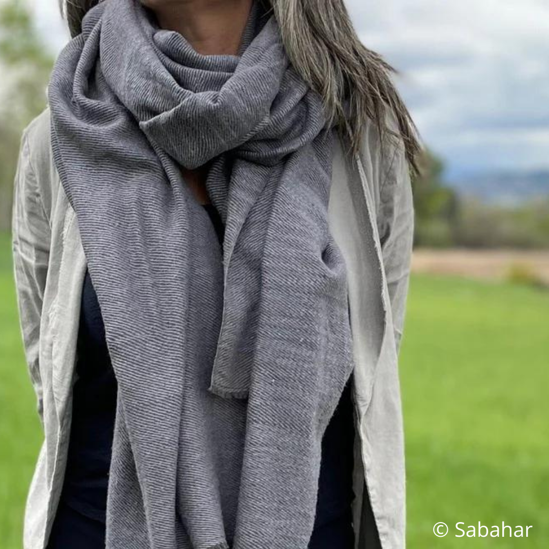 Châle Asiya - soie et coton | Asiya Shawl - silk and cotton