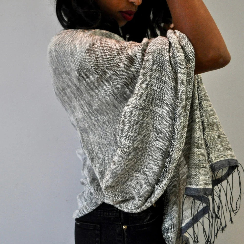 Châle Stella - soie et coton | Stella Shawl - silk and cotton