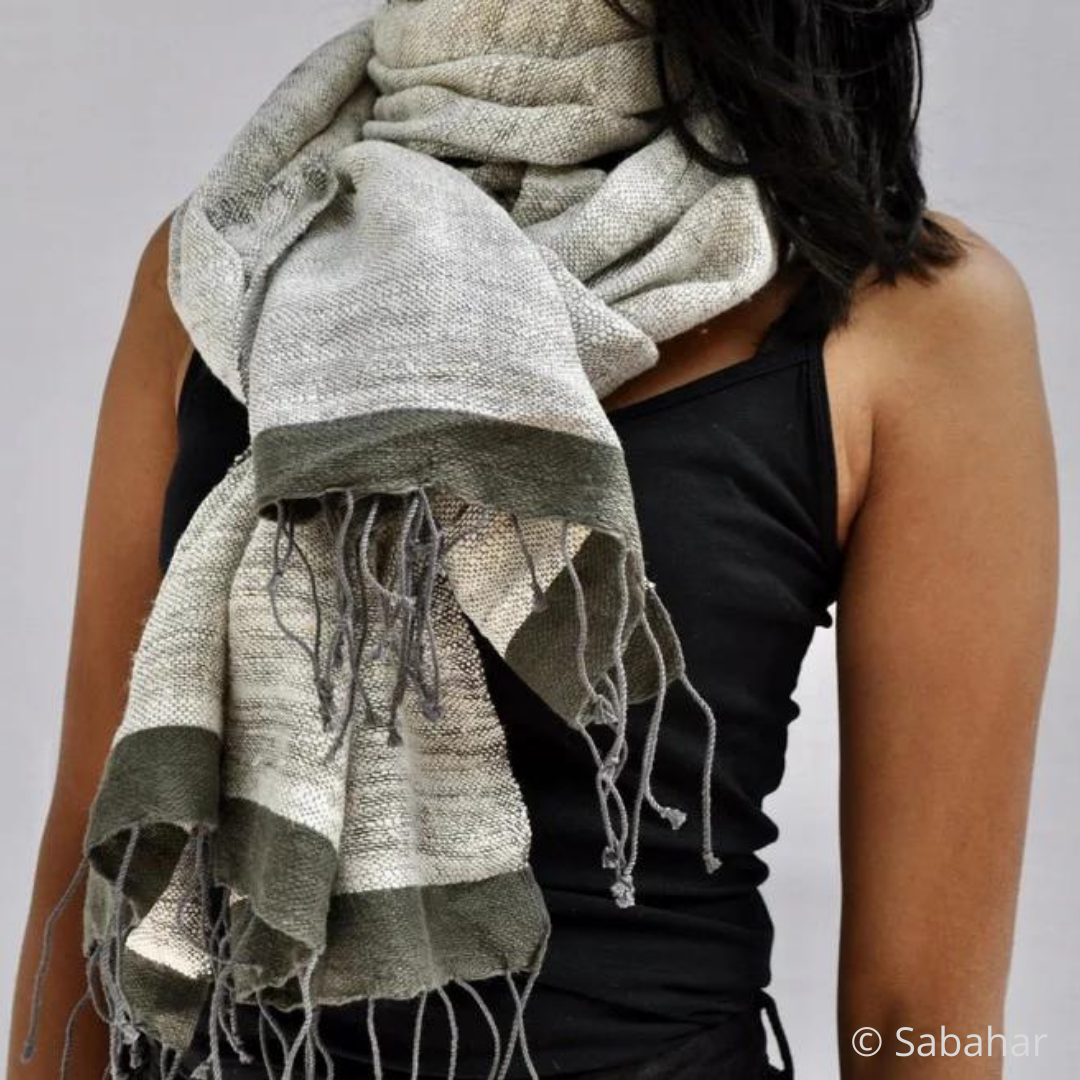 Châle Stella - soie et coton | Stella Shawl - silk and cotton