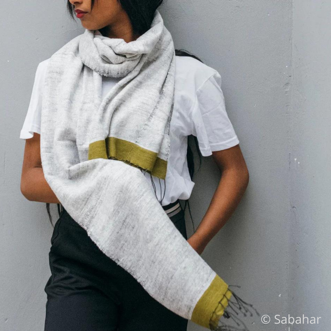 Châle Stella - soie et coton | Stella Shawl - silk and cotton