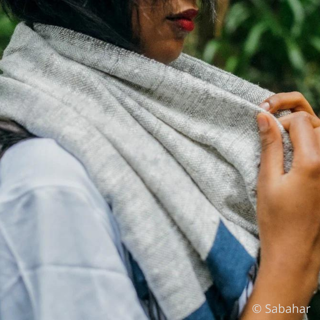 Châle Stella - soie et coton | Stella Shawl - silk and cotton