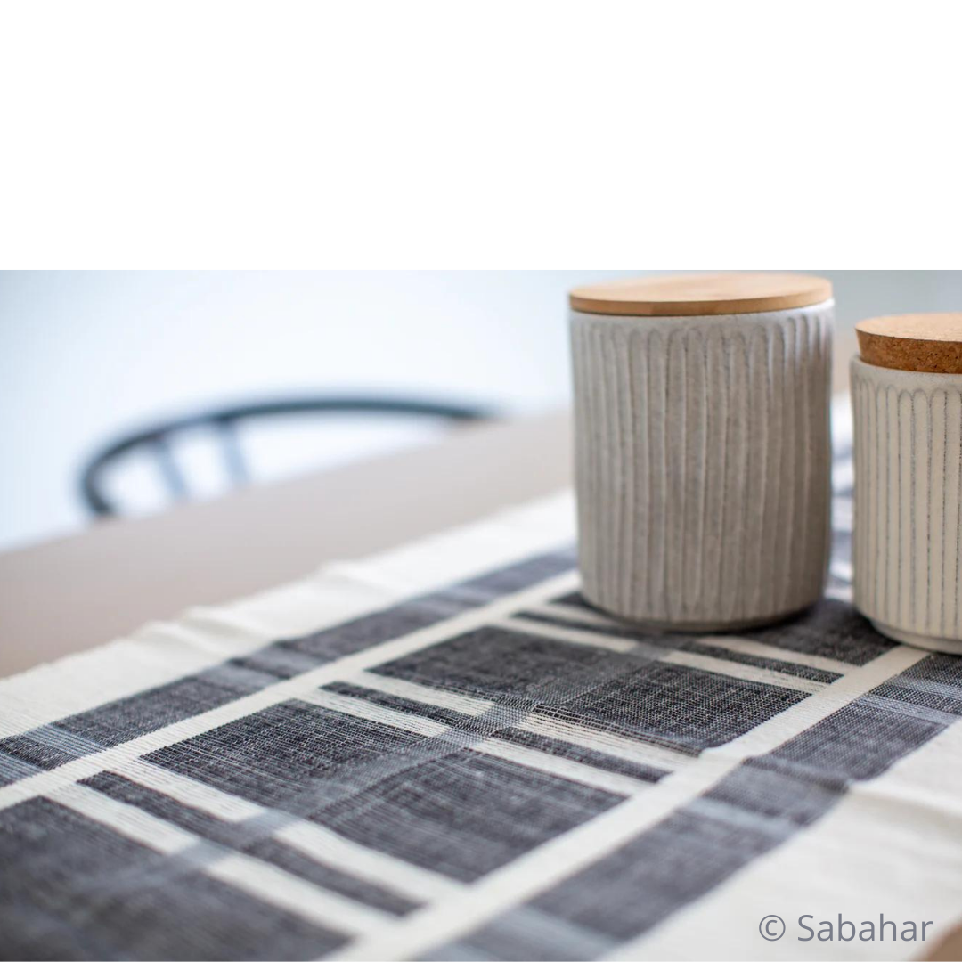 Chemin de table Lalibela - coton | Lalibela Table Runner - cotton