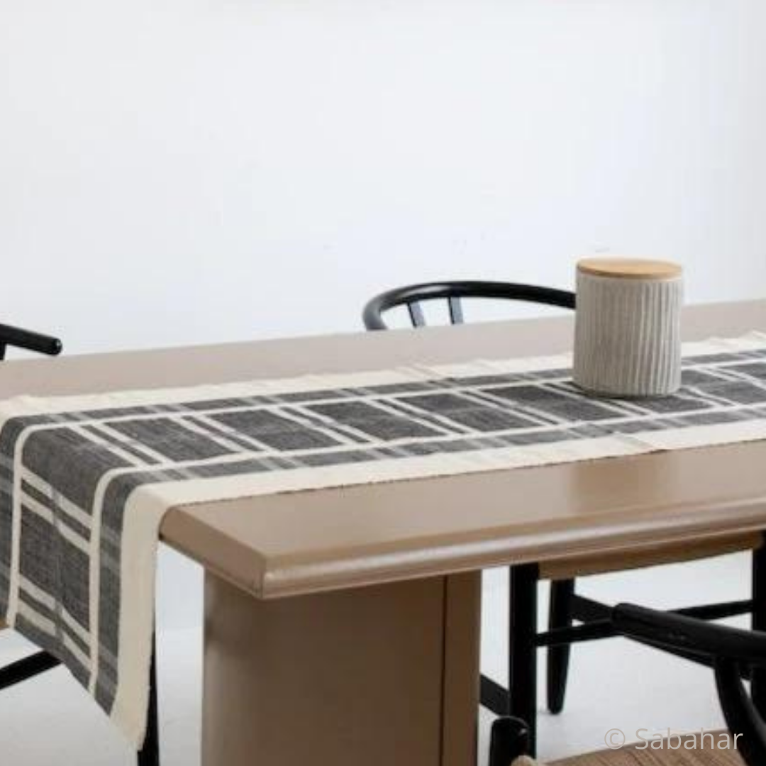 Chemin de table Lalibela - coton | Lalibela Table Runner - cotton